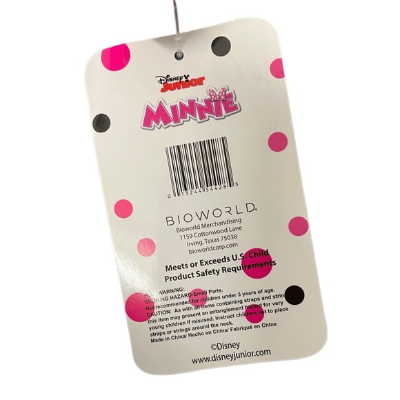 DISNEY MINNIE MOUSE 2-PC BACKPACK & LUNCH BAG SET (NEW WITH TAGS) - Picture 3 of 3